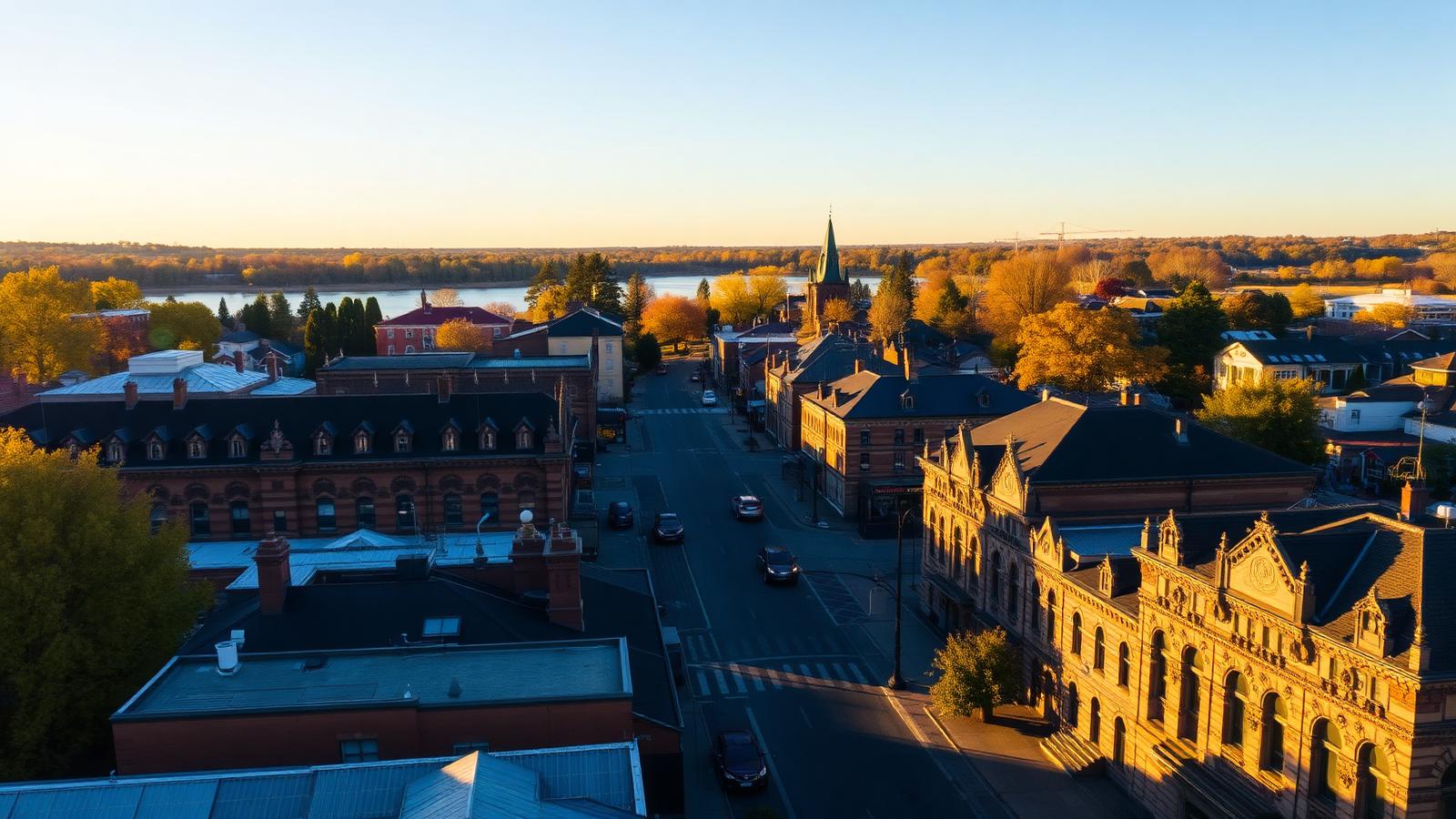Ballarat heritage streetscape with Victorian-era buildings along Sturt Street — ISO certification in Ballarat support area